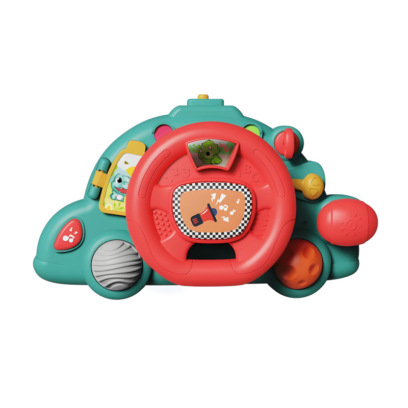 Aga4Kids Interactive Steering Wheel with Dinosaurs