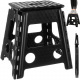Anti-slip folding stool black Malatec 18595