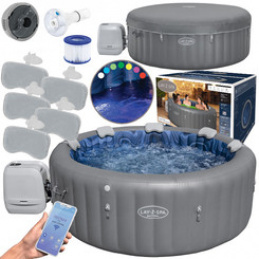 Bestway Lay-Z-Spa SANTORINI PRO 7 LED app hydro massage 5-7 people 6001T universal