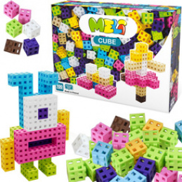 Colorful Cube Blocks Pink Meli 100 elements ZA5667 universal