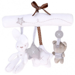 Charming soft stroller crib pendant rattle melody ZA5714 universal