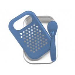 Plastic grater for vegetables and fruits with spoon CUCA