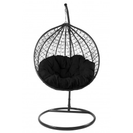 Aga Hanging armchair ORTA MR4200B-B Black