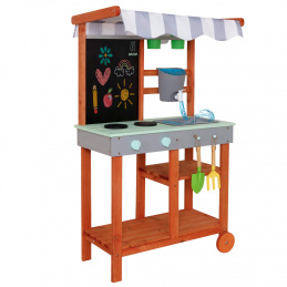 Children's Wooden Garden Mud Kitchen Summer Lulilo Sableto Accessories 110.5cm