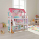 Aga MDF Dollhouse with furniture 70 cm Pink LED