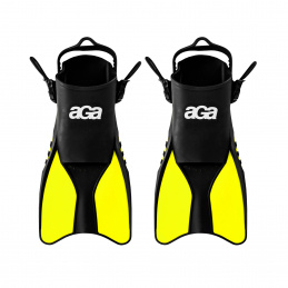 Aga Fins 32-37 Black/Yellow