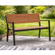 Aga Garden Bench 118x54x77 Brown