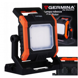 Portable Charging LED Headlamp 55W - IP54 - Cool Color