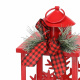 Aga Metal LED Christmas Lantern Red