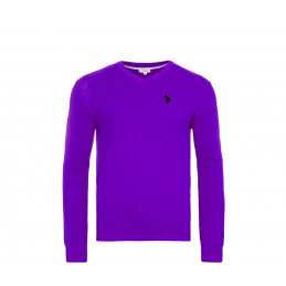 U.S. Polo Assn Sweater V-Neck Purple