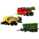Tractor set agricultural machinery combines ZA4366