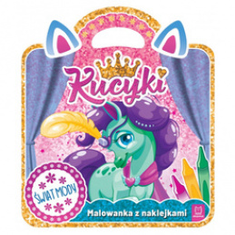 Axiom of Ponies. Coloring book with stickers. Fashion world KS1077 universal
