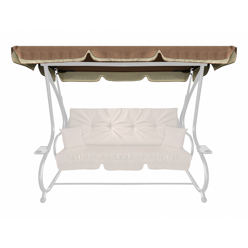 Aga Roof for Garden Swing GRANDLUX Light Brown