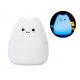 Aga Touch Night Light Little Cat - silicone LED