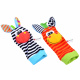 Socks with rattles set of 4 ZA4006