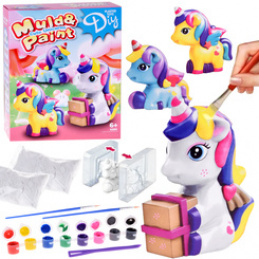 Creative DIY Set - Shape and Paint PLASTER Unicorns ZA5755 Universal
