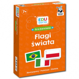 Captain Science EDUseria card game Learning World Flags KS1201 universal