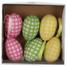 Eggs in a box of 6 pcs. Easter