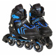 4-in-1 Roller Skates Set for Kids Size 34-38 Blue