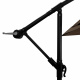 Aga Garden Cantilever Parasol 300 cm Brown