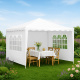 Aga Garden Gazebo 3x3 m DS7007 White