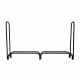 Aga Wood Stand 200x36x116 cm Black