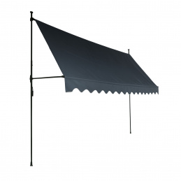 Aga Telescopic Awning 300x120 cm Grey