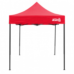 Aga Sales Stand without Sidewalls 2x2 m Light Red