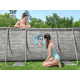 Pool stand Bestway 488x305x107 11in1 stone 56946
