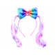 Sparkling headband with bow for pony ZA3795