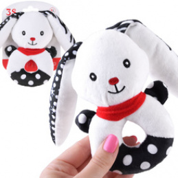 Contrast rattle for baby with squeaker BUNNY ZA5778 universal
