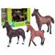 Set of toy horse figures