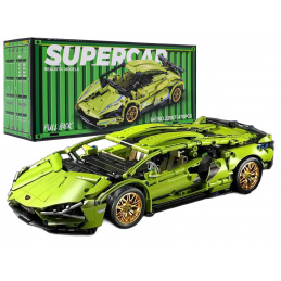 Sports Car Building Set Green 470pcs.