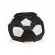 Aga Sofa bag BALL XXXL White - Black + footrest