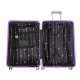 Aga Travel Set of Travel Suitcases MR4673 Yellow/Purple