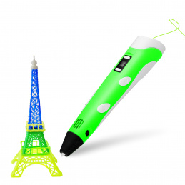 Aga 3D Pen with LCD Display Green