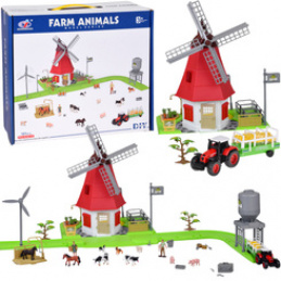 FARM ANIMALS SERIES Set WINDMILL mill 101 pieces figures ZA5688 universal