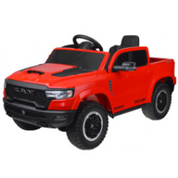 Electric battery-powered RAM pickup truck for children 4x4 + universal remote control PA0322