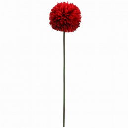 One artificial flower red chrysanthemum - 63 cm