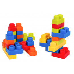 Set of Soft Blocks + Chair Storage Space Blue