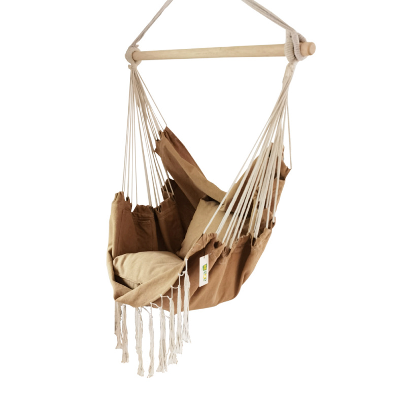 Aga Hanging rocking chair Light brown