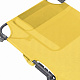 Aga 2x Garden Reclining Lounger with Canopy Yellow