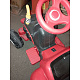 Aga4Kids Electric Tractor with Trailer Red