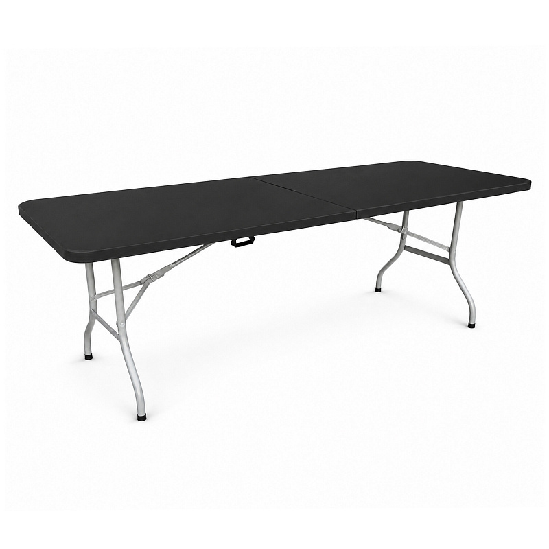Aga Garden Folding Table 240x74x74 cm Black 6DAZ408 - II. QUALITY
