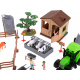Aga Set Farmhouse with animals and machines 49 pcs