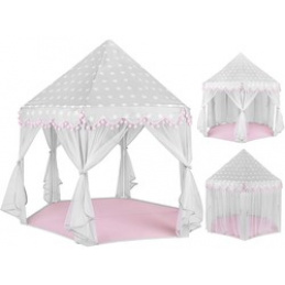 Tent castle grey-pink Kruzzel 8772