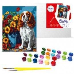 Paint by Numbers Set Spaniard and Flowers KHO6673 30x40 AP0018 Universal