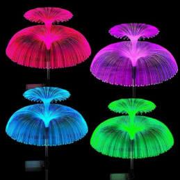 Q30F1 SOLAR GARDEN LIGHTS JELLYFISH 4 PCS