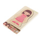 Aga Wooden Puzzle Montessori Body Parts Girl