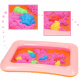 Aga Magic Liquid Sand 1kg + moulds + sandpit